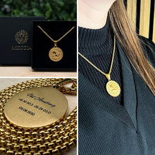 Charger l&#39;image dans la galerie, Chaîne de signe astrologique personnalisée - Coffret cadeau
