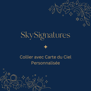 Collier avec Carte du Ciel Personnalisée